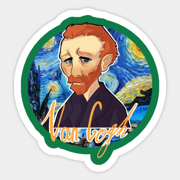 van gogh Sticker by PurryMuch6